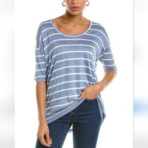 Lafayette 148 New York Striped Top